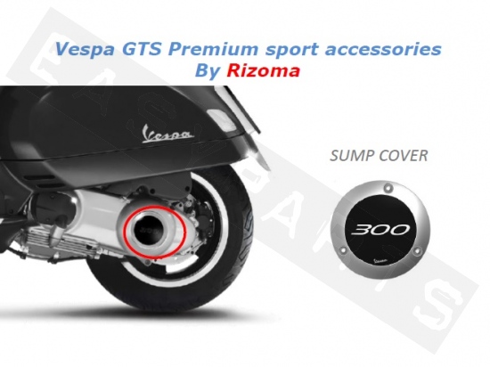 Cover Carter 300 Alumium Vespa GTS Super (by Rizoma)
